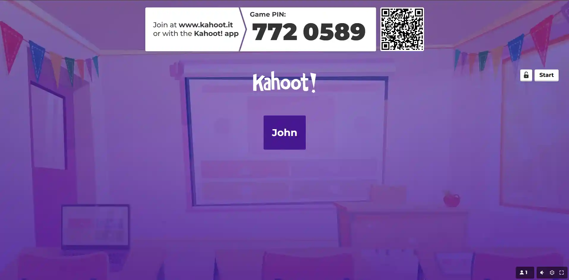 Live game UI
